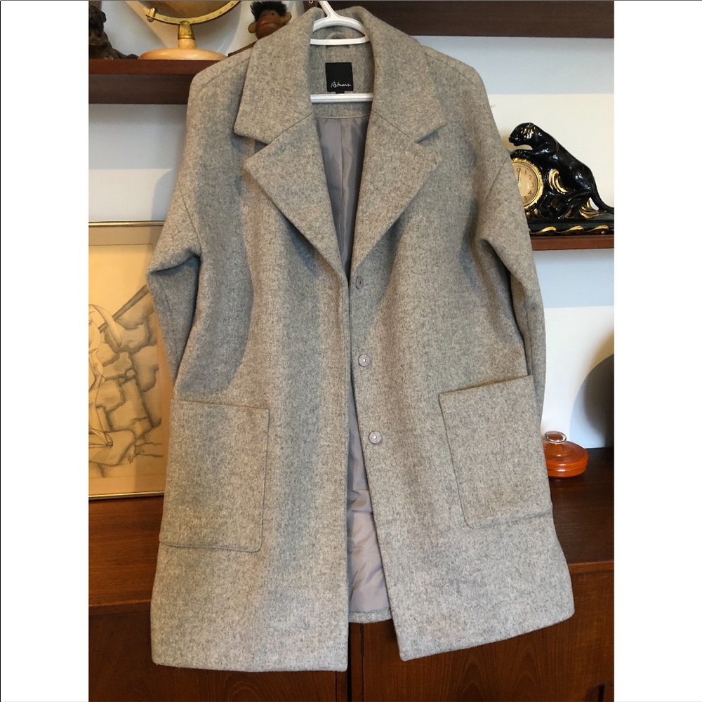 Beautiful Wool Blend Coat Size Large - Picture 9 of 9